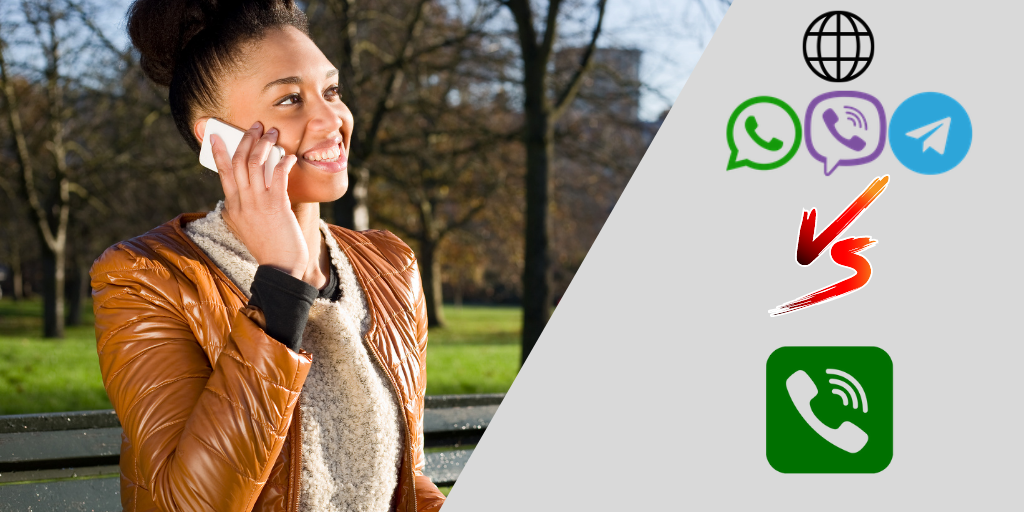 appels téléphoniques internet et réseaux sociaux vs appel classique