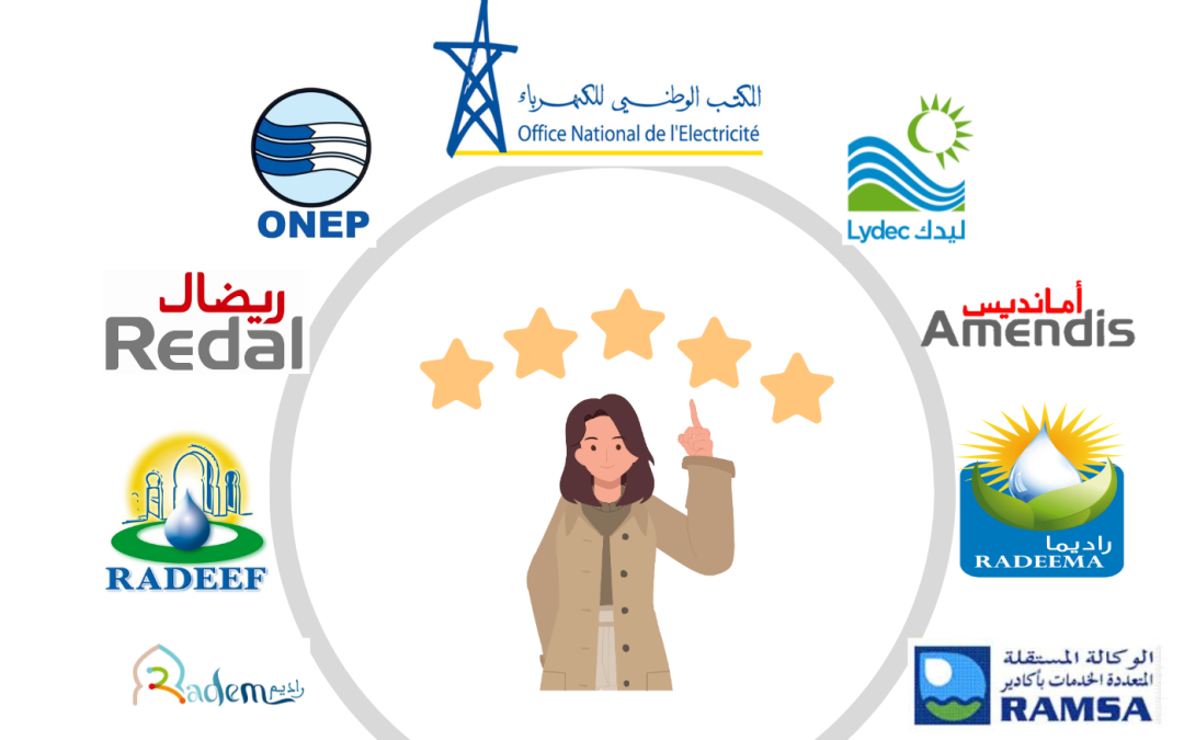 Satisfaction entreprises eau et électricité